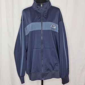 NFL Mens Seattle Seahawks Full Zip Crew Neck Sideline Coach Jacket - Size 2XL